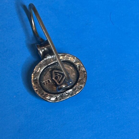 Silpada Green Hammered Sterling Silver Necklace and Earrings Set - Picture 5 of 10